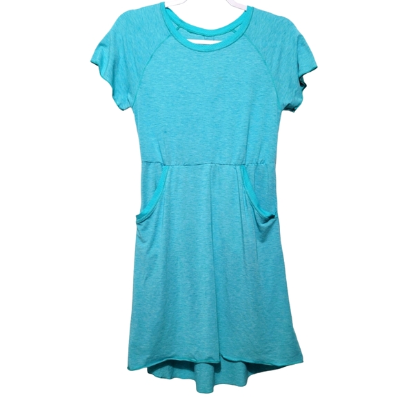 Patagonia Other - Patagonia Teal Girls Dress With Pockets Size Large 12
